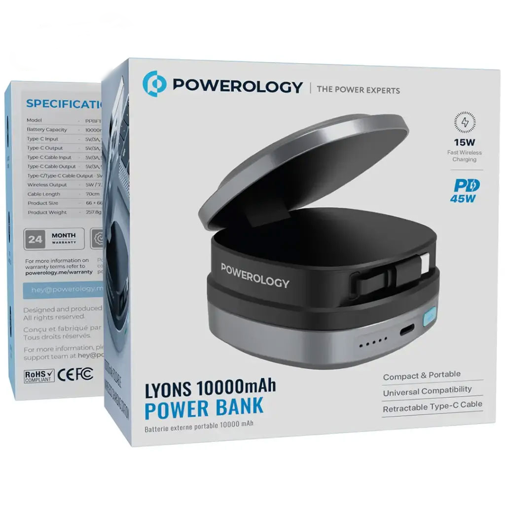پاوربانک ۱۰ هزار powerology