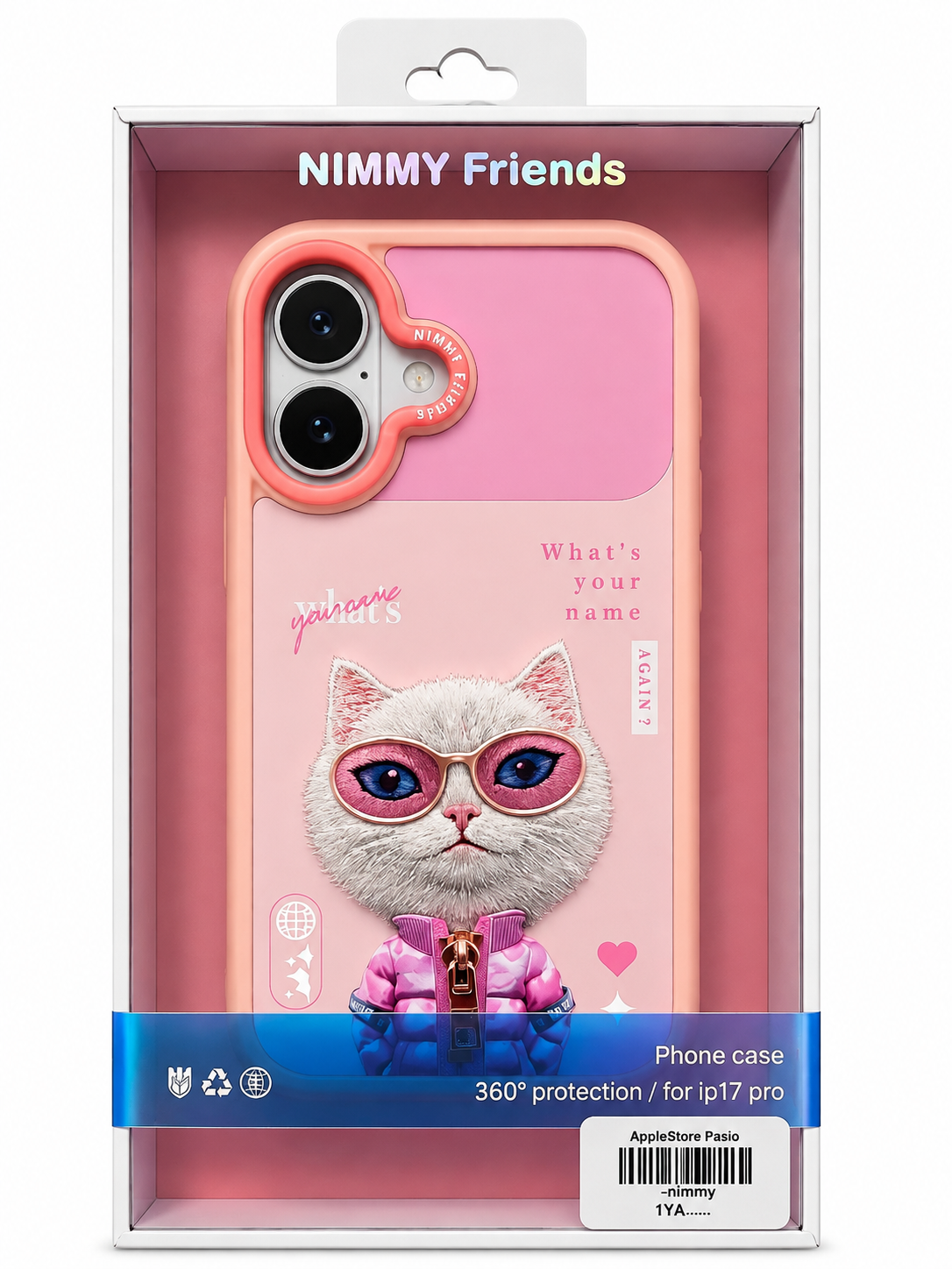 قاب نیمی Nimmy Glasses Series Iphone