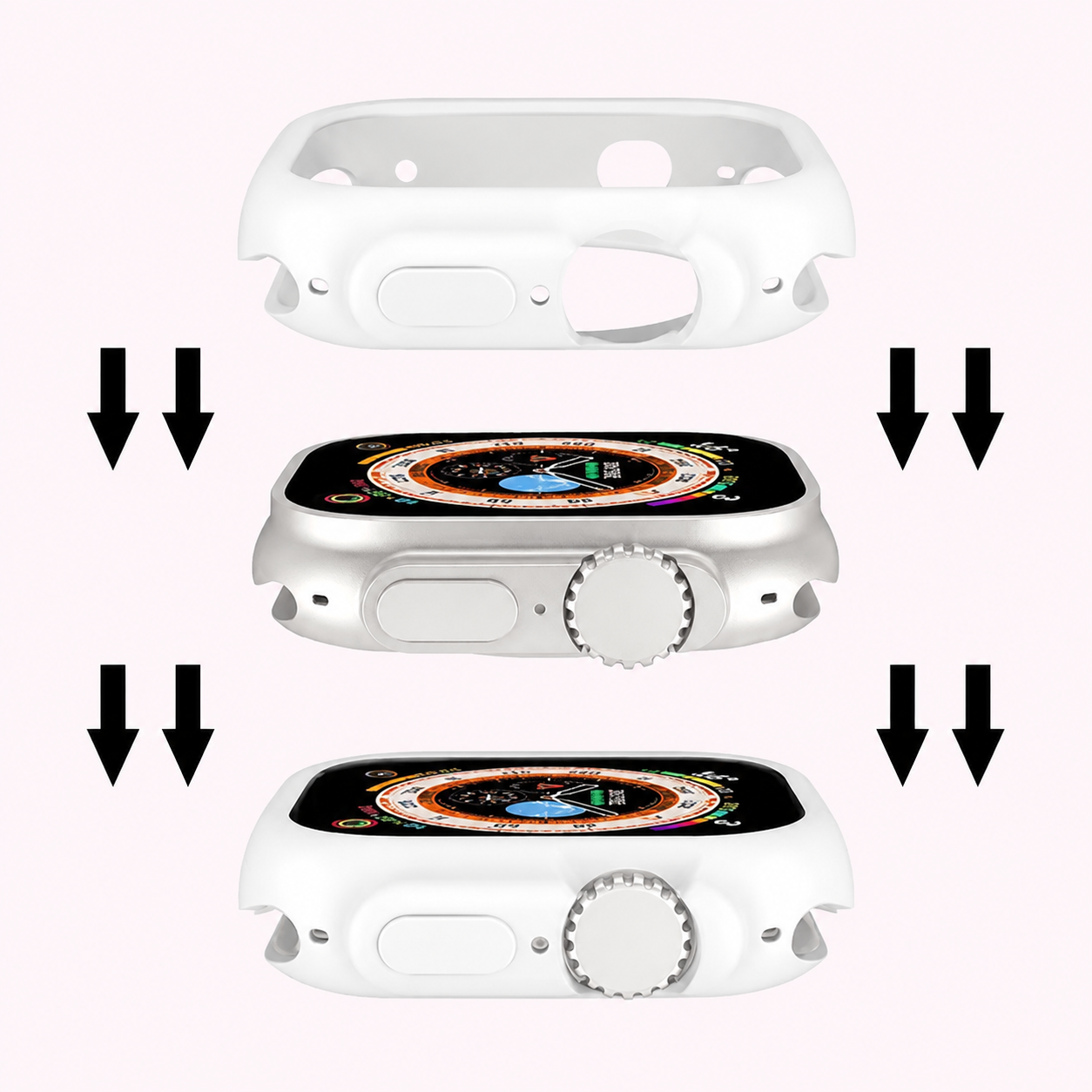 گارد واچ  slicto سیلیکونی   سایز۴5