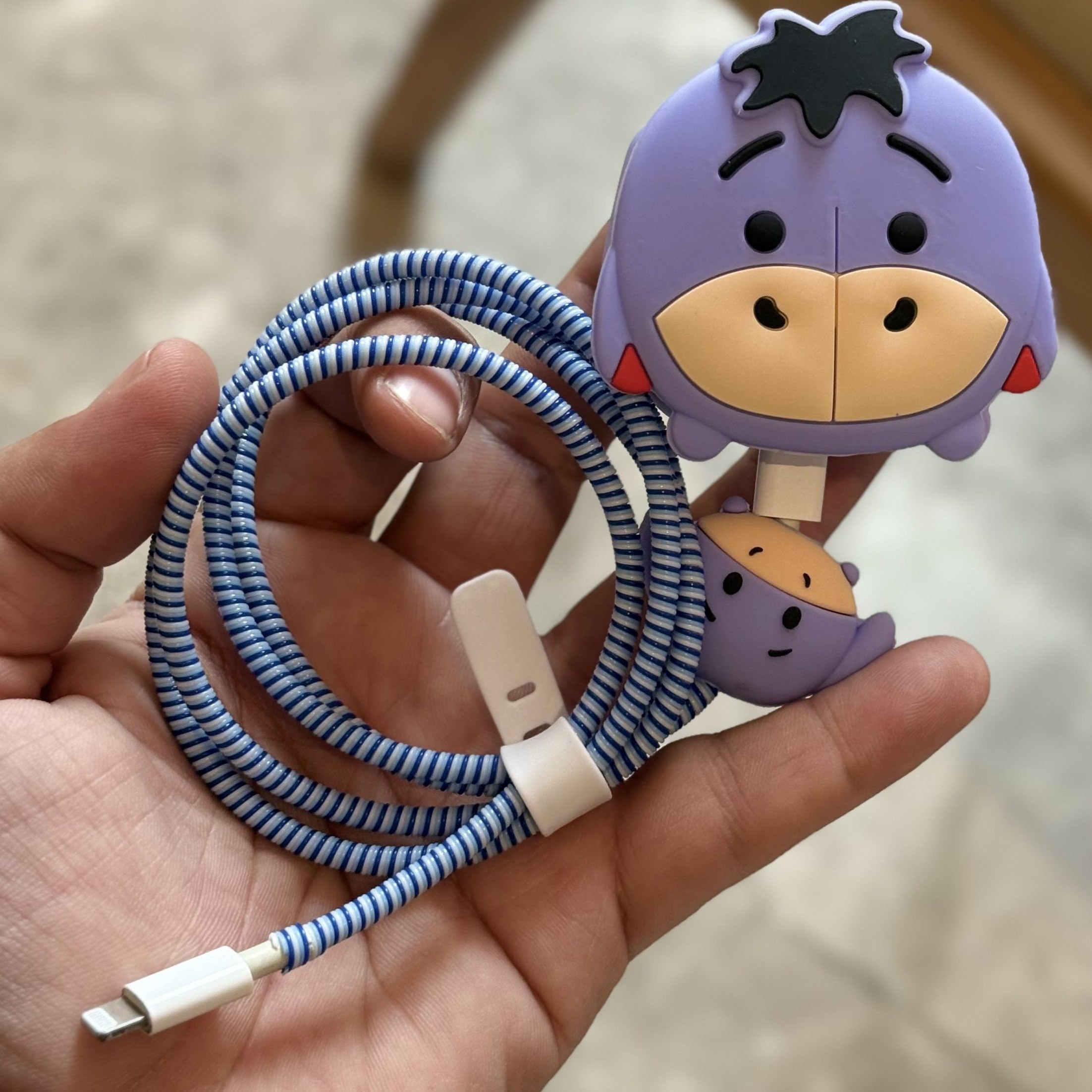 محافظ کابل شارژر اپل purple donkey 