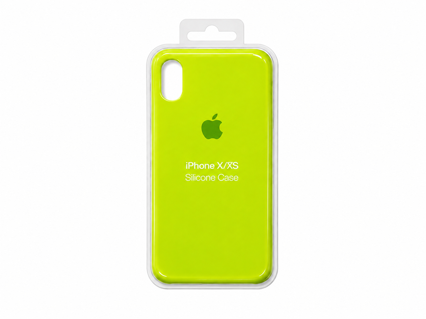 قاب سیلیکونی iPhone Xs رنگ  فسفری 