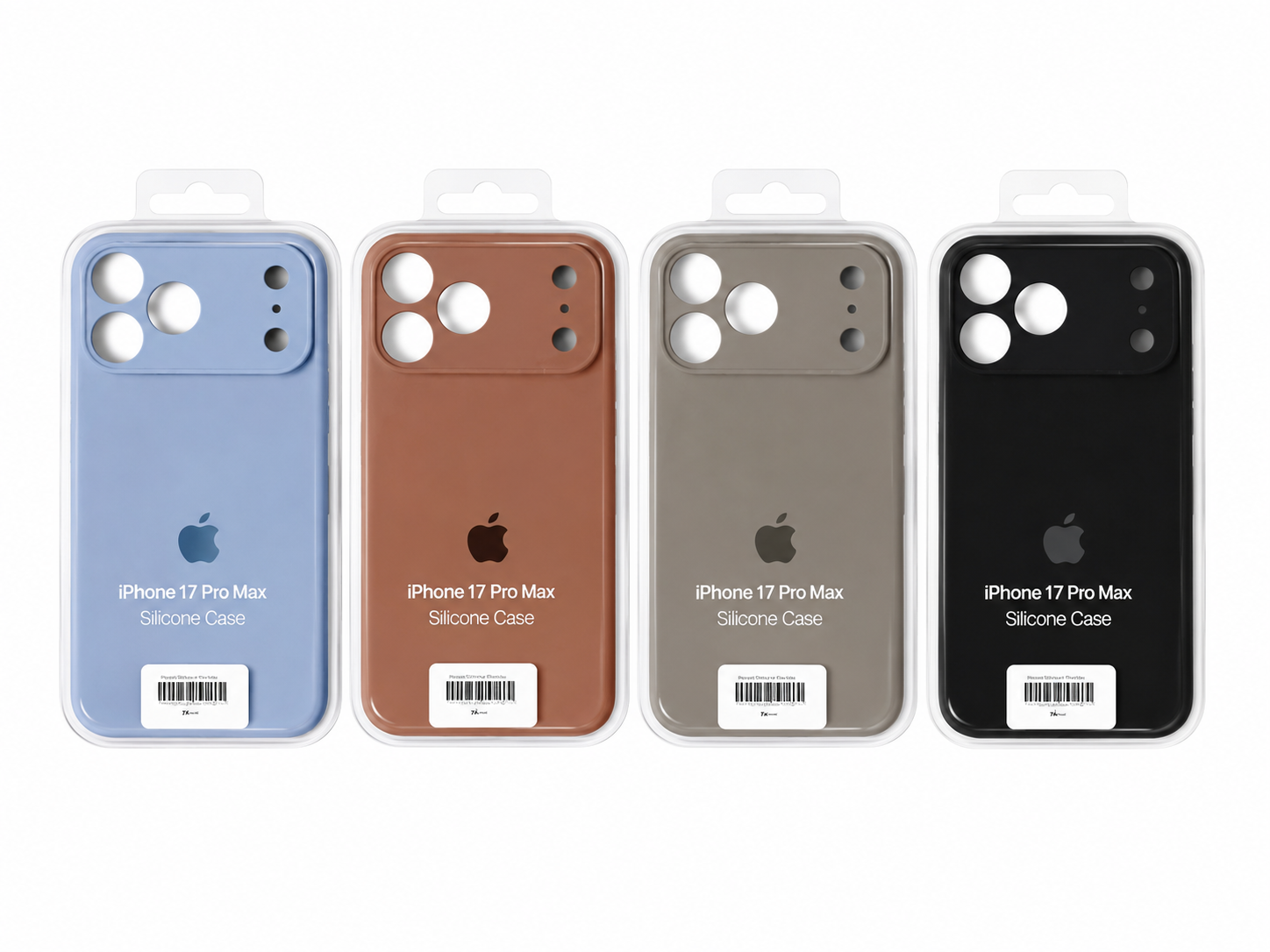 قاب سیلیکونی iPhone 17 Pro Max محافظ لنز دار 